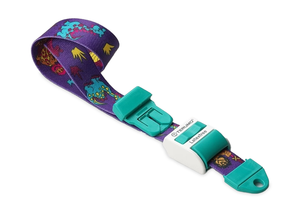 Terumo Infant Tourniquet Dinosaur Print Latex-Free; 12.5mm Width; Blue Box/5